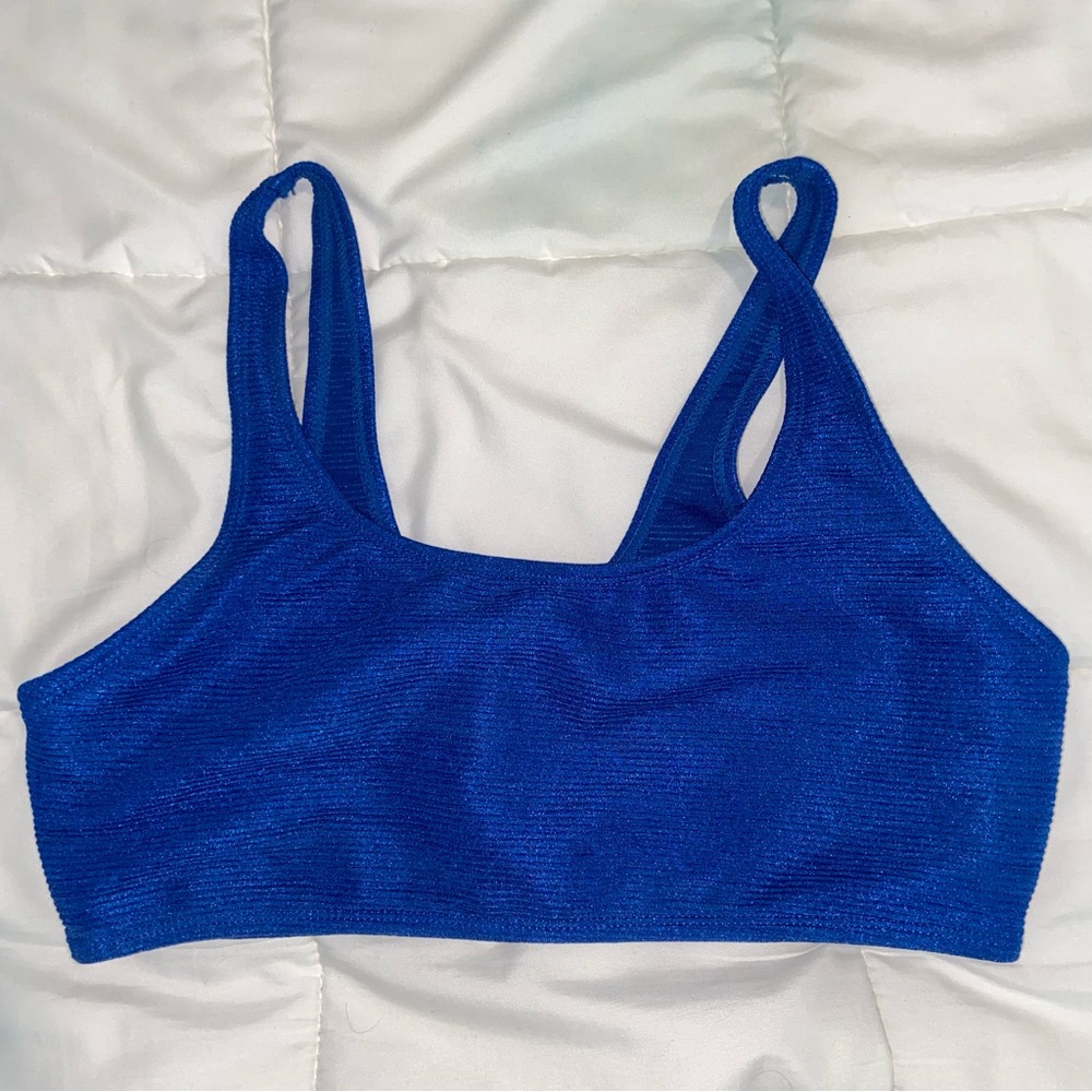 Royal Blue Bikini Top